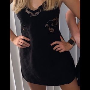 Skylar + Madison black lace dress